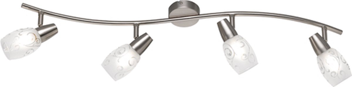 Reality Colmar - Plafondlamp Modern - Grijs - H:19cm - E14 - Voor Binnen - Metaal - Plafondlampen - Slaapkamer - Kinderkamer - Woonkamer - Plafonnieres