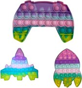 Pop It - 3x - Inclusief  Joystick - Pop it fidget toy goedkoop - Ramadan Mubarak - Eid mubarak - Suikerfeest - Ramadan kinderen offerfeest Tip