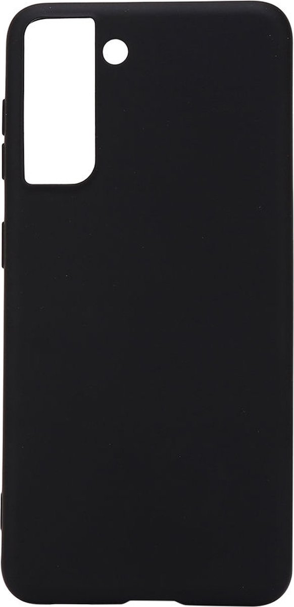 Shop4 - Samsung Galaxy S22 Plus Hoesje - Zachte Back Case TPU Siliconen Mat Zwart