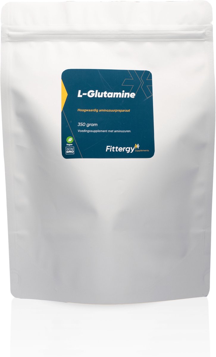 Goedkoopste Fittergy Supplements - L-Glutamine - 350 gram - Aminozuren - vegan - voedingssupplement