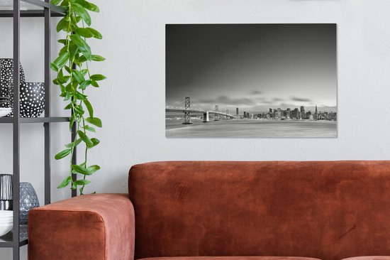 Tableau sur toile La skyline du Golden Gate Bridge pr s de San