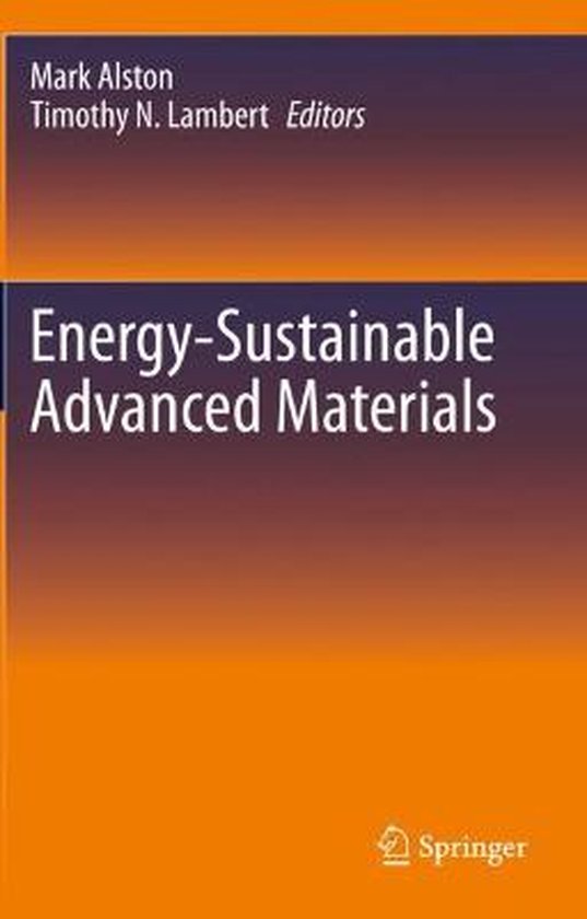 Energy Sustainable Advanced Materials 9783030574949 Boeken