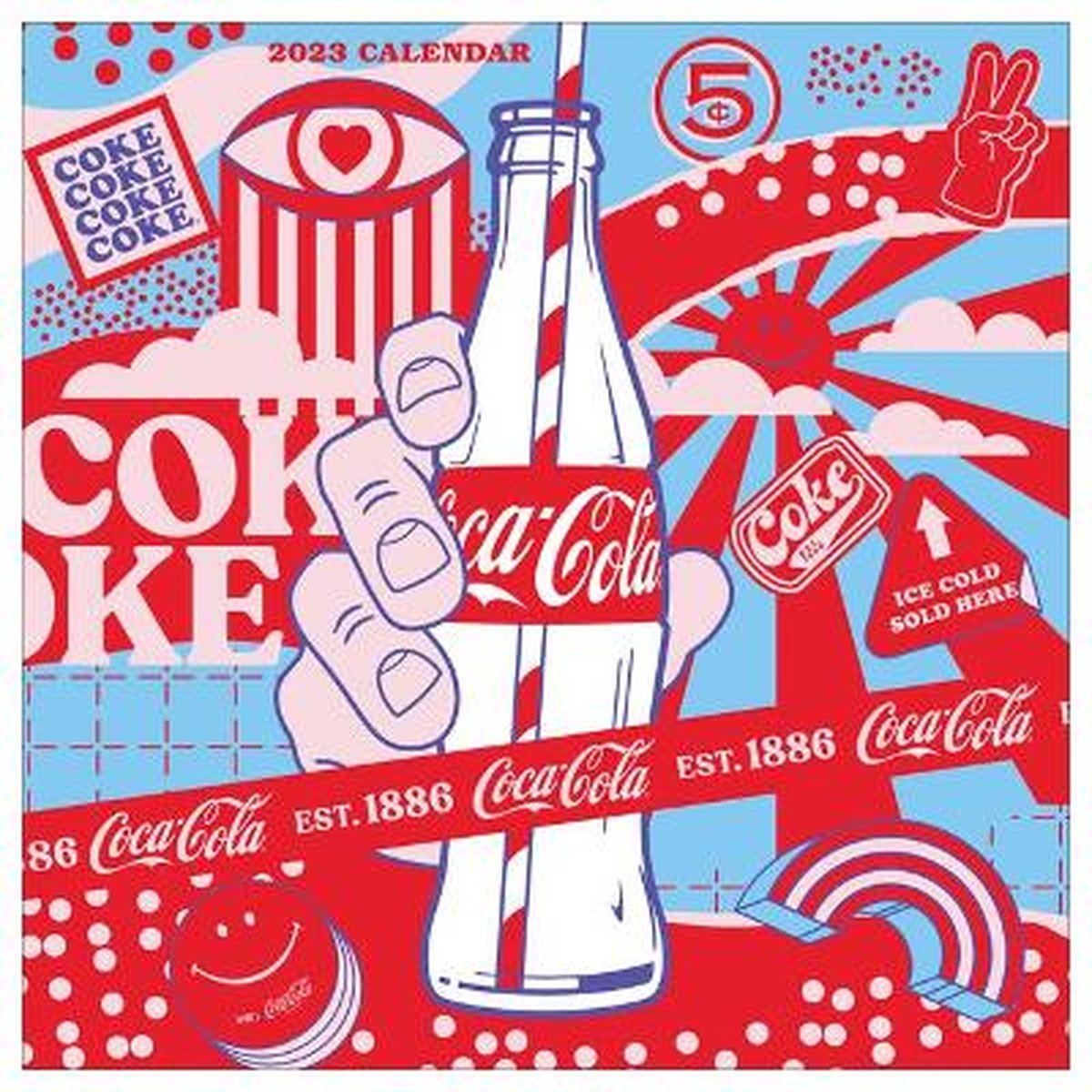Cal 2023- Coca Cola: Vibrant Joy Wall Calendar