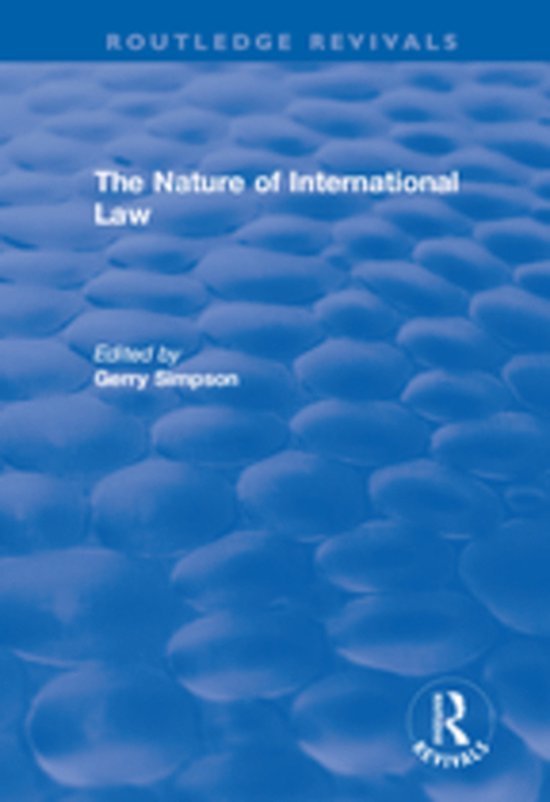 Routledge Revivals - The Nature of International Law - cover