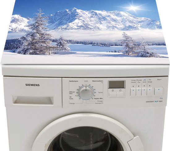 Wasmachine Beschermer - Antislip mat - 60x60 cm - Papillon Winter