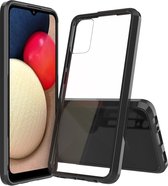 Voor Samsung Galaxy A02s (Amerikaanse versie) Krasbestendig TPU + acryl beschermhoes (transparant)