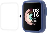 Voor Redmi Watch ENKAY Hat-Prince 2 in 1 beschermende TPU zachte hoes + zachte hydrogelfilm (donkerblauw)