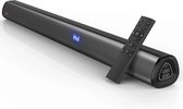 I-WANT ®  - W-SDB1 Pro 35-inch bluetooth V5.0 soundbar met 60 W uitgang 2.0 kanaals krachtige bas 4 luidsprekers Wandmontage ontwerp Muti-interface 360 ° stereo surround sound -