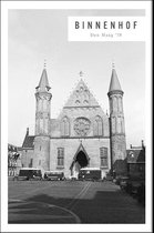 Walljar - Binnenhof '78 - Zwart wit poster