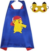 Pikachu cape + masker / verkleed pak / verkleedkleding / verkleden kind / kinderfeestje