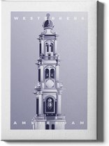 Walljar - Westerkerk - Muurdecoratie - Poster