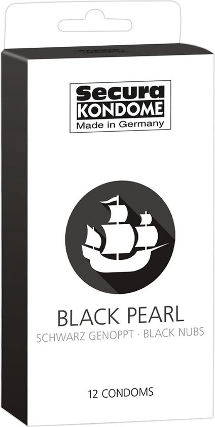 Secura Kondome Secura Black Pearl Condooms - 12 Stuks