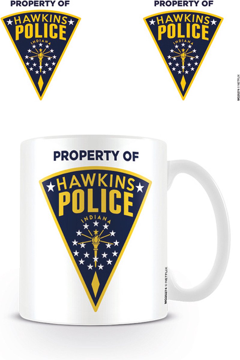 Stranger Things Hawkins Police Badge - Mok | bol.com