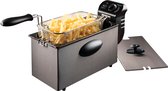 Bol.com Bestron friteuse met koude zone frituurpan met mand inclusief traploos instelbare temperatuurregelaar 2000W 35 L kleur: ... aanbieding