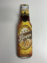 Vintage/retro opener voor aan de wand “Beer”