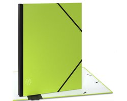 ACROPAQ Tekenmap A3 – 32 x 45 cm – Tekenetui met elastiek – Documententas – Anijsgroen