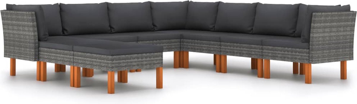 Vidaxl Tuinstoel Grijs Loungestoel