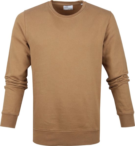 Colorful Standard - Sweater Organic Camel - Heren - Maat M - Regular-fit
