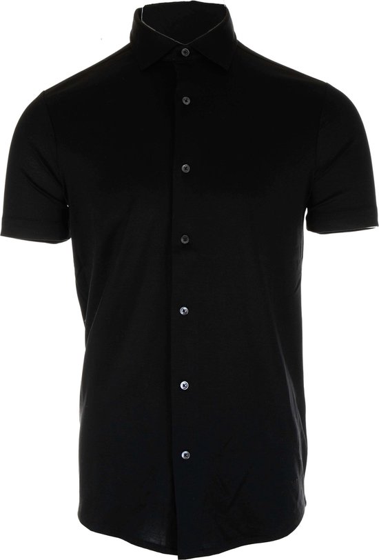 Emporio Armani Heren Overhemd Zwart
