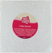 FunCakes - Cake Board - Vierkant - 20 x 20 cm - Zilver