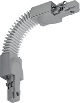 Spanningsrail Doorverbinder - Torna Dual - Flexibele Connector - 2 Fase - Mat Titaan