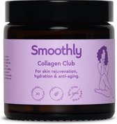 Smoothly Collagen Club Vegan Huidverjonging met Hyaluronzuur en Vitamine C, B3, B2 - Voor een natuurlijke verjonging van de huid - Boost de Collageen productie & vertraagd huidveroudering!…