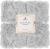 Miyacare Knuffeldeken, 100 x 160 cm, konijnenpluche deken, super zachte woondeken, dikke woondeken, dikke woondeken, dikke bankdeken, warme sprei, bankdeken voor bank, slaapkamer, kantoor, kleurrijk