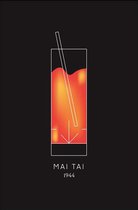 Walljar - Mai Tai Cocktail - Muurdecoratie - Poster met lijst