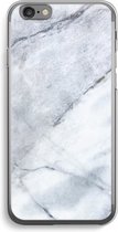 Case Company® - iPhone 6 / 6S hoesje - Witte marmer - Soft Cover Telefoonhoesje - Bescherming aan alle Kanten en Schermrand