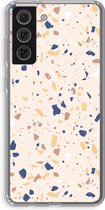 Case Company® - Samsung Galaxy S21 FE hoesje - Terrazzo N°23 - Soft Cover Telefoonhoesje - Bescherming aan alle Kanten en Schermrand