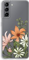 Case Company® - Samsung Galaxy S21 hoesje - Floral bouquet - Soft Cover Telefoonhoesje - Bescherming aan alle Kanten en Schermrand