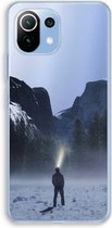 Case Company® - Xiaomi Mi 11 Lite hoesje - Wanderlust - Soft Cover Telefoonhoesje - Bescherming aan alle Kanten en Schermrand