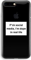 Case Company® - iPhone 7 PLUS hoesje - I'm dope - Soft Cover Telefoonhoesje - Bescherming aan alle Kanten en Schermrand
