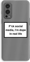 Case Company® - OnePlus Nord 2 5G hoesje - I'm dope - Soft Cover Telefoonhoesje - Bescherming aan alle Kanten en Schermrand