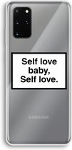 Case Company® - Samsung Galaxy S20 Plus hoesje - Self love - Soft Cover Telefoonhoesje - Bescherming aan alle Kanten en Schermrand