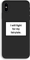 Case Company® - iPhone X hoesje - Fight for my fairytale - Biologisch Afbreekbaar Telefoonhoesje - Bescherming alle Kanten en Schermrand