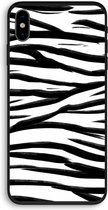 Case Company® - iPhone X hoesje - Zebra pattern - Biologisch Afbreekbaar Telefoonhoesje - Bescherming alle Kanten en Schermrand