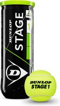 Dunlop Stage 1 Tennisbal (3-can) - Geel