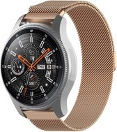 Somstyle Milanees Bandje 22mm - Geschikt Voor Samsung Galaxy Watch 46mm, Galaxy Watch 3 45mm, Gear S3 (Classic & Frontier) - Rose Gold