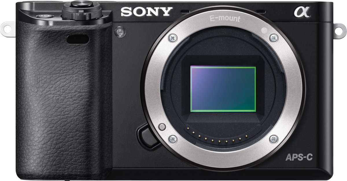 SONY α6000 E 16-50mm Sony Alpha A6000 Zwart + PZ 16-50mm OSS + E 55-210mm | Coolblue