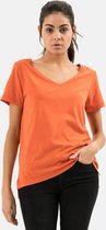 camel active T-Shirt van jersey met V-hals