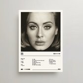 Adele Poster - 25 Album Cover Poster - Adele LP - A3 - Adele Merch - Muziek