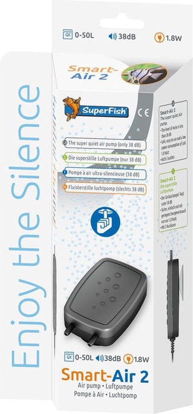 Smart air 2 - SuperFish Aquarium Luchtpomp