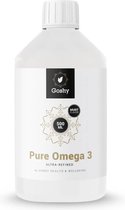 Goshy - Pure Omega 3 - Vloeibare visolie - Munt smaak - 500 ml - Vetzuren - EPA/DHA - Voedingssupplement