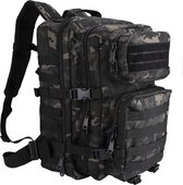 ProCase Militaire Tactische Rugzak, 40L Grote Capaciteit 3-Daags Assault Pack Bug Out Bag Go Bag Rugzakken voor Jagen, Trekking en Kamperen en Andere Buitenactiviteiten -Camo Zwart