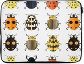 Housse pour ordinateur portable 15 pouces - Scarabée - Insectes - Design - Housse pour ordinateur portable