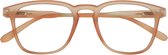Seemy Computerbril - Zonder Sterkte - Blauw Licht Bril - Blue Light Glasses - Beeldschermbril - Timeless Golden Brown