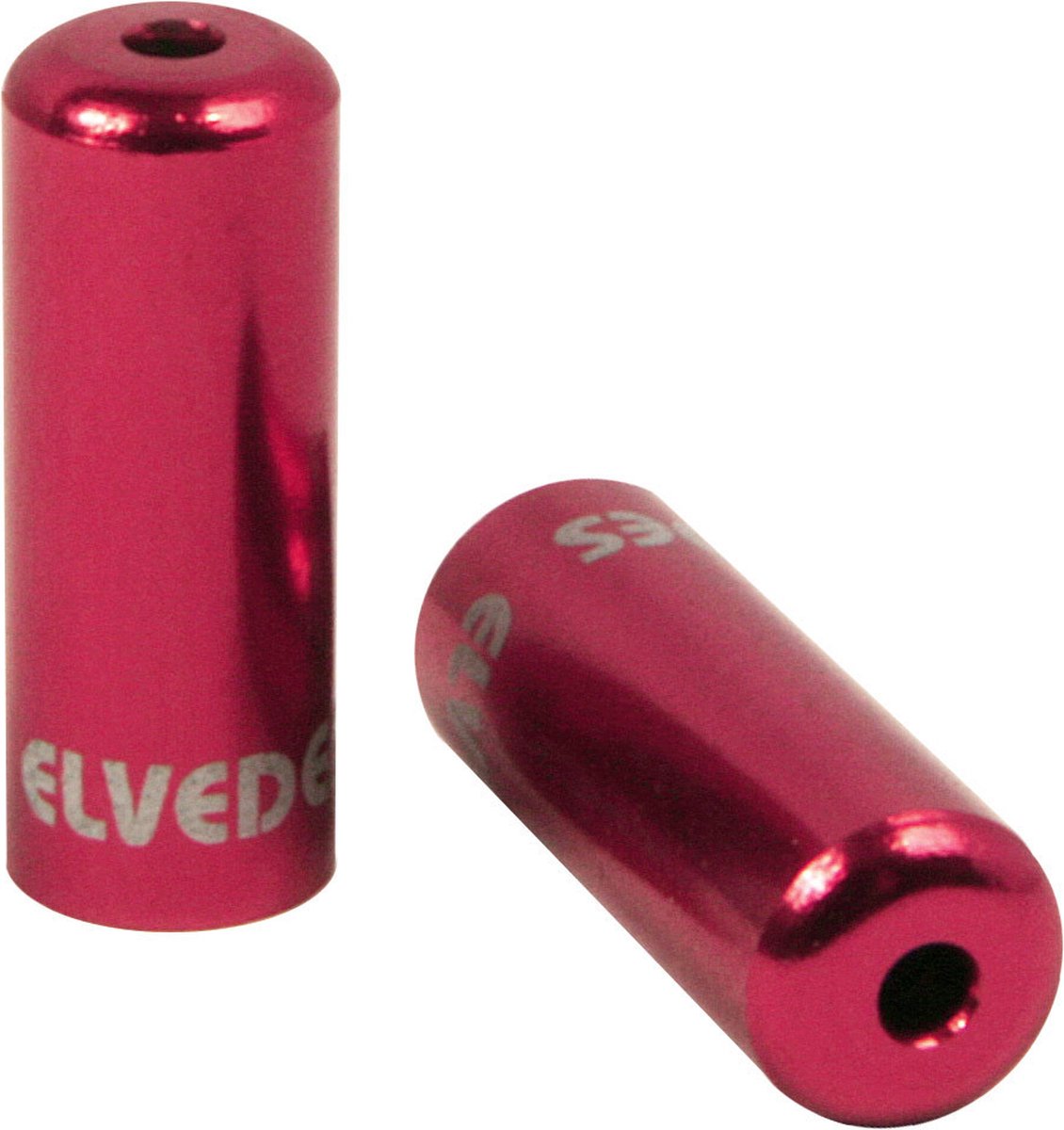 Elvedes kabelhoedje 4,2mm aluminium rood (10x)