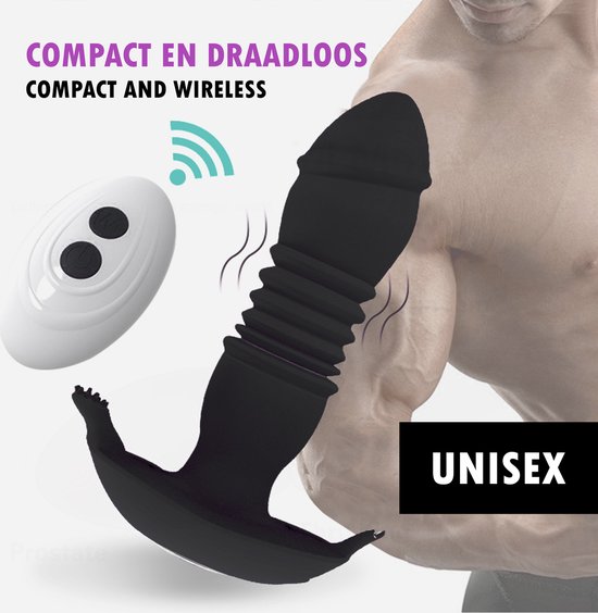 Jouets sexuels BLACK INTENSE BUTTPLUG - Homme et Femme - Vibrant et  Poussant - 7 Modes... | bol