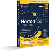 Norton 360 Premium - Internet Security - Antivirus - 1 Jaar - 10 Apparaten